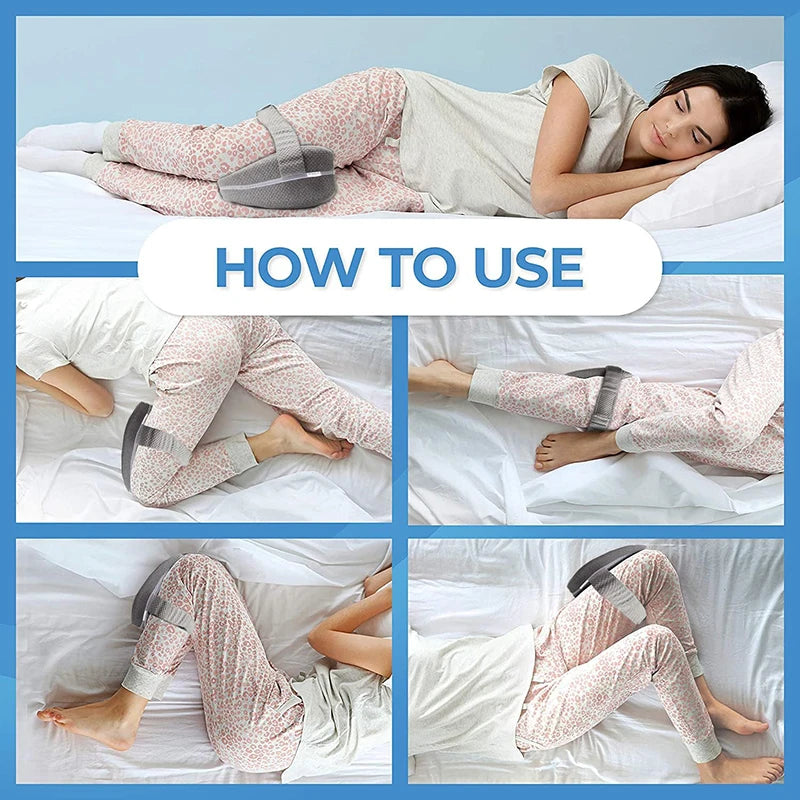 Orthopedic Sleeping Memory Foam Cotton Leg Pillow